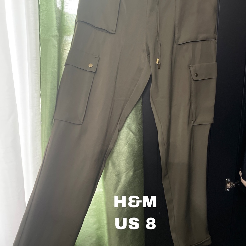 H & M green pants